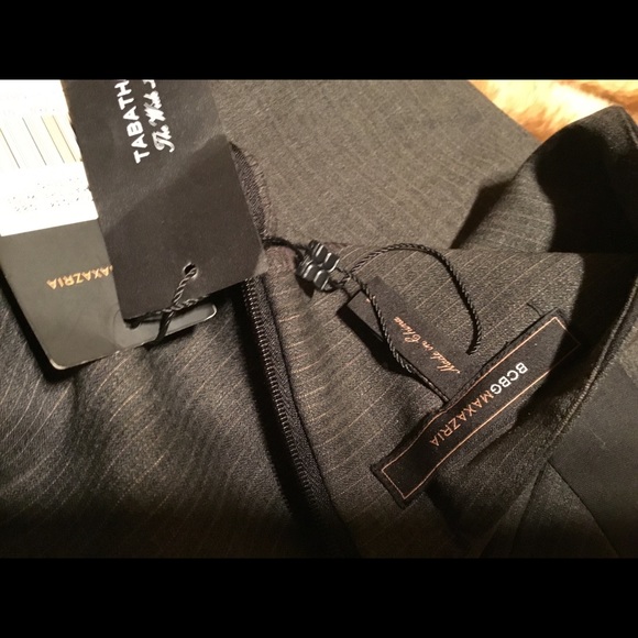 BCBG CHEVRON TABATHA WIDE LEG TSLACKS - Picture 4 of 7